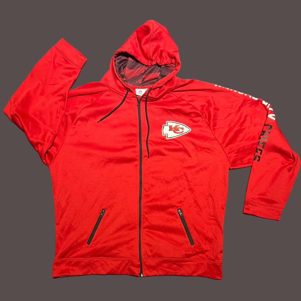 Kansas City Chiefs NFL Team Apparel Football Hoodie Jacket